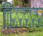 Corpach  Kilmallie Cemetery grave railing 2