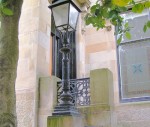 Glasgow  Saltoun Street lamp pillars 1