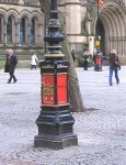 Manchester  Albert Square lamp pillars 1