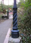 Edinburgh  Bristo Place lamp pillar