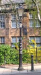 Glasgow  University  lamp pillars 1