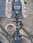 Forres  St Leonard's Church lamp pillars