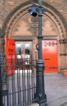 Edinburgh  Belford Hostel lamp pillars