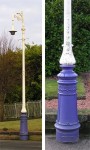 Dumfries  Station lamp pillars