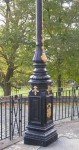 Bath  Royal Crescent lamp pillars