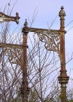 Edinburgh  Balcarres Street lamp pillars 2