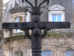 Edinburgh  West Register House lamp pillars
