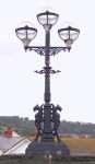 Aberystwyth  bridge lamp pillars