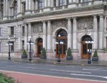 Glasgow  City Chambers lamp pillars