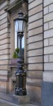 Edinburgh  St Andrew Square HBOS lamp pillars 1
