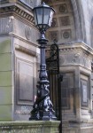 Edinburgh  Medical School lamp pillars 1