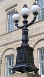 Edinburgh  Register House lamp pillars