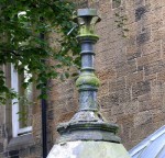 Glasgow  Kirklee Road lamp pillar 1