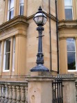 Glasgow  Lancaster Crescent lamp pillar