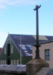 Lerwick  Commercial Street lamp pillar 01