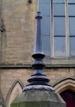 Selkirk  Parish Church gate pillar lamps