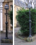 Edinburgh  Craigmillar Park lamp pillars