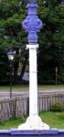 Kingussie  station overbridge parapet lamps