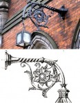 Belfast  Shaftesbury square lamp bracket