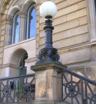 Glasgow  Lynedoch Street lamp pillars