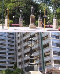 Perth (Aus)  Stirling Gardens lamp pillars