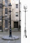 Edinburgh  Lady Stair's Close lamp pillar 1