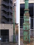 Glasgow  Western Infirmary lamp pillar