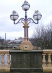 Paisley  Abbey Bridge parapet lamps 1