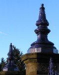 Dundee  King's Cross Hospital lamp pillars