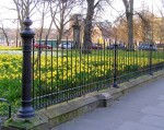 Edinburgh  Meadows railing 1