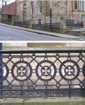 Glasgow  Lilybank Terrace railing