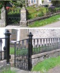 Tighnabruaich  The Grove gates & railing