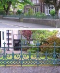 Stornoway  Matheson Road (C) railings