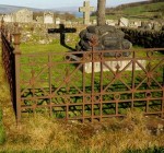 Bute  St Colmac grave railing