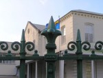 Barbados  Bridgetown Library railing 2