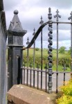 Castle Douglas  cemetery railing