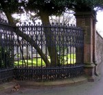 Edinburgh  Broughton Road cemetery railings