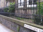 Edinburgh  Church Hill railings 3