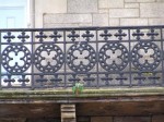 Edinburgh  Market Street balcony railings