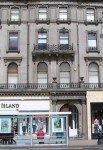 Edinburgh  Princes Street balcony railings