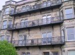 Edinburgh  Trinity balcony railings