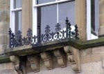 Galashiels  Library balcony railing