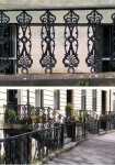 Glasgow  Belmont Crescent stair balusters
