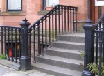 Glasgow  Cresswell Street railings 1