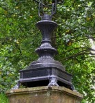 Glasgow  Queens Road lamp pillar