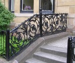 Glasgow  Roxburgh Terrace railing 1