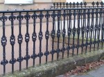 Glasgow  Royal Terrace railings 2