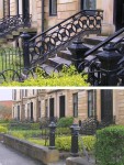 Glasgow  Southpark Avenue railings 1