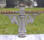 Oban Cemetery grave railing 2