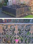 Prestonpans  grave railing
